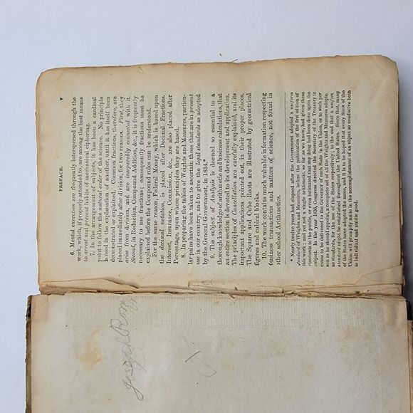 Thomson’s Practical Arithmetic, by James B. Thomson, 1853 - Picture 5 of 12